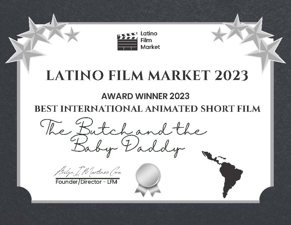 Award Certificate Best International Animated Short Film Latino Film Market 2023
